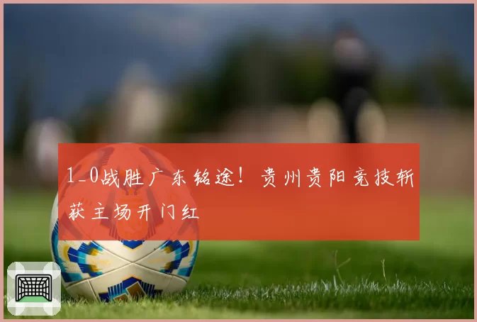 1_0战胜广东铭途!贵州贵阳竞技斩获主场开门红
